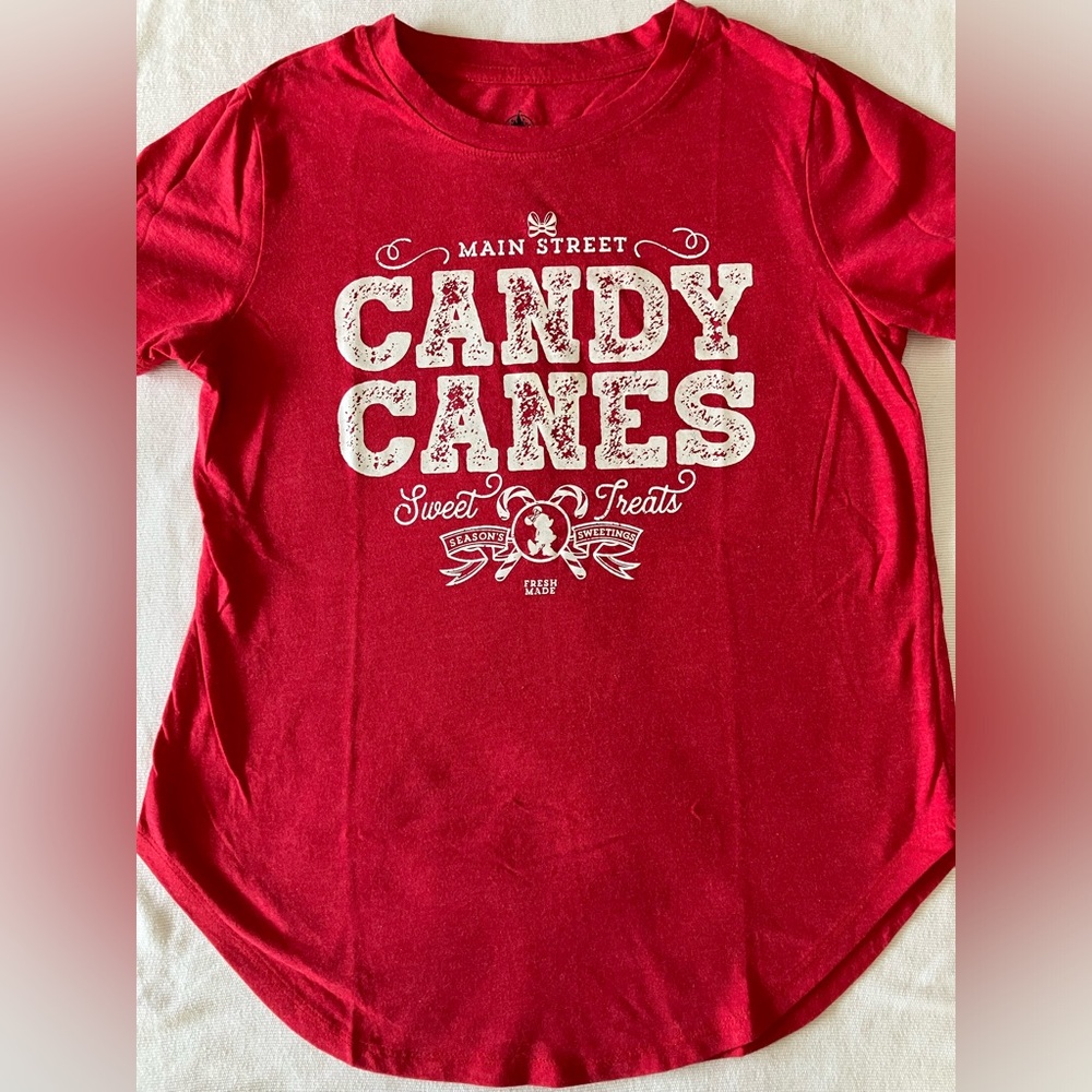 Disney Parks Holiday Candy Canes Christmas t-shirt